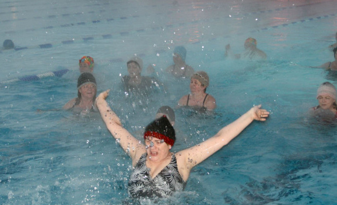 Æfingar í vatni veita frelsistilfinningu